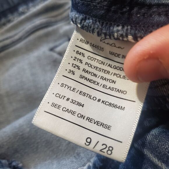 KanCan High Rise Elastic Band Jegging Skinny  Jeans sz 9/28 - Picture 5 of 6